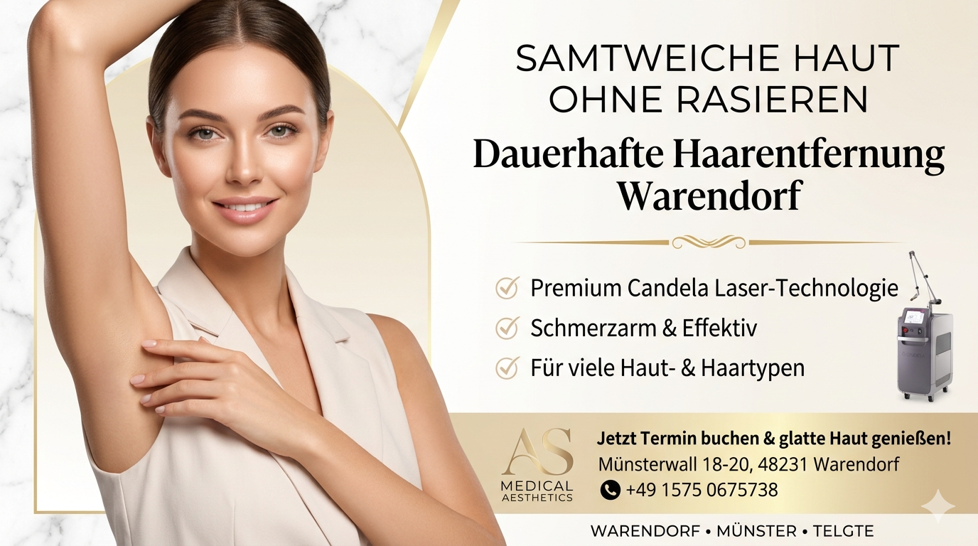 Laser Haarentfernung Münster & Warendorf - Candela Laser Experten